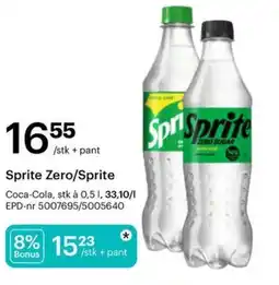 Storcash Sprite Zero/Sprite tilbud