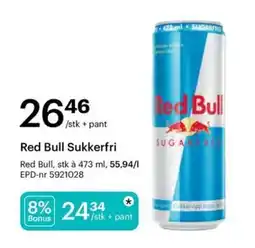 Storcash Red Bull Sukkerfri tilbud