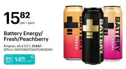 Storcash Battery Energy/ Fresh/Peachberry tilbud