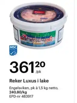 Storcash Reker Luxus i lake tilbud