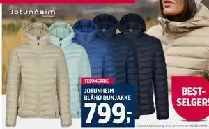 JOTUNHEIM BLÅHØ DUNJAKKE