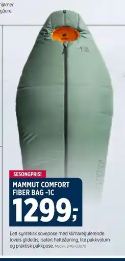 Sport 1 MAMMUT COMFORT FIBER BAG -1C tilbud