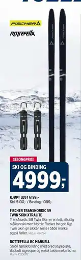 Sport 1 SKI OG BINDING tilbud