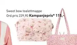 Kid Interiør Sweet bow toalettmappe tilbud