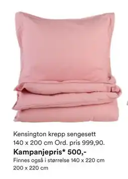 Kid Interiør Kensington krepp sengesett tilbud