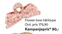 Kid Interiør Flower bow hårklype tilbud