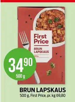 Kiwi BRUN LAPSKAUS tilbud