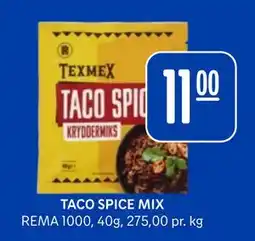 Rema 1000 TACO SPICE MIX tilbud