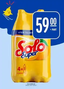 Rema 1000 SOLO SUPER 4PK tilbud