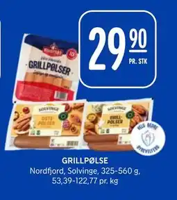 Rema 1000 GRILLPØLSE tilbud