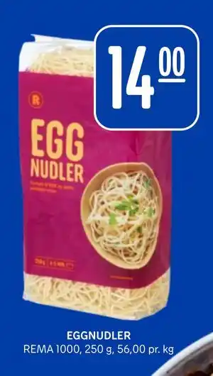 Rema 1000 EGGNUDLER tilbud