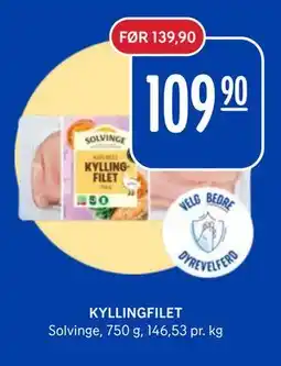 Rema 1000 KYLLINGFILET tilbud