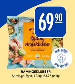 Rema 1000 RÅ VINGEKLUBBER tilbud