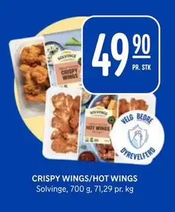 Rema 1000 CRISPY WINGS/HOT WINGS tilbud