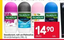 Rusta Deo roll-on Palmolive tilbud