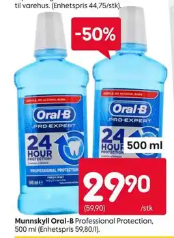 Rusta Munnskyll Oral-B tilbud