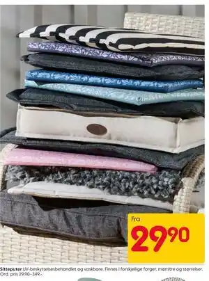 Rusta Sitteputer tilbud