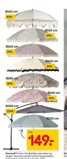 Rusta Parasoll tilbud