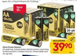 Rusta Ultra Power Batteri, Medlemspris tilbud