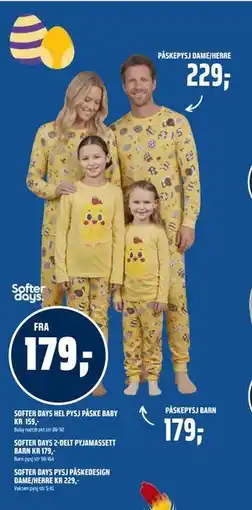 Coop Obs SOFTER DAYS HEL PYSJ PÅSKE BABY tilbud