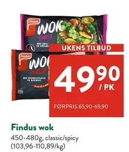 Jacobs Findus wok tilbud