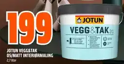 Obs Bygg JOTUN VEGG&TAK 05/MATT INTERIØRMALING tilbud