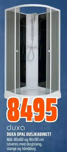 Obs Bygg DUXA OPAL DUSJKABINETT tilbud