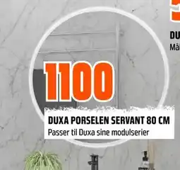 Obs Bygg DUXA PORSELEN SERVANT 80 CM tilbud