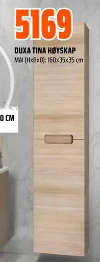 Obs Bygg DUXA TINA HØYSKAP tilbud
