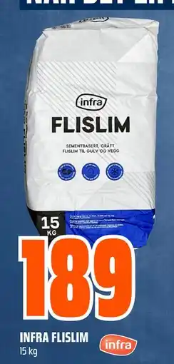 Obs Bygg INFRA FLISLIM tilbud