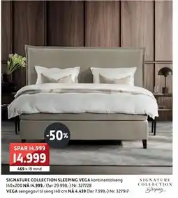Bohus SIGNATURE COLLECTION SLEEPING VEGA kontinentalseng 140x200 tilbud