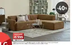 Bohus TAMPA hjørnesofa tilbud