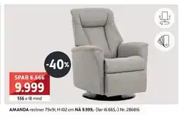 Bohus AMANDA recliner tilbud