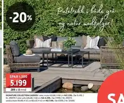 Bohus SIGNATURE COLLECTION GARDEN 1 seter modul 62x86 tilbud