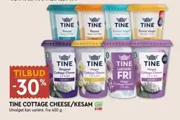 Coop Mega TINE COTTAGE CHEESE/KESAM tilbud