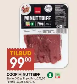 Coop Mega COOP MINUTTBIFF tilbud