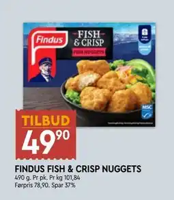 Coop Mega FINDUS FISH & CRISP NUGGETS tilbud