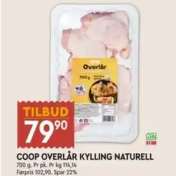 Coop Mega COOP OVERLÅR KYLLING NATURELL tilbud