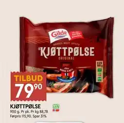 Coop Mega KJØTTPØLSE tilbud