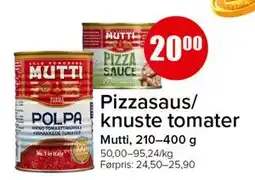 Spar Pizzasaus/knuste tomater tilbud