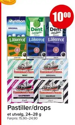 Spar Pastiller/drops tilbud