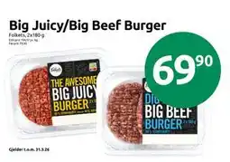 Joker Big Juicy/Big Beef Burger tilbud