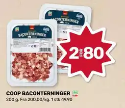 Matkroken COOP BACONTERNINGER tilbud