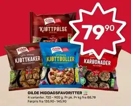 Matkroken GILDE MIDDAGSFAVORITTER tilbud