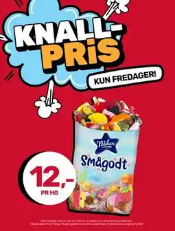 Matkroken Nidar smågodt i løsvekt tilbud