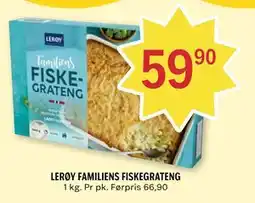 Coop Prix LERØY FAMILIENS FISKEGRATENG tilbud