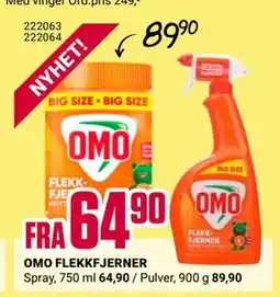 Europris OMO FLEKKFJERNER tilbud