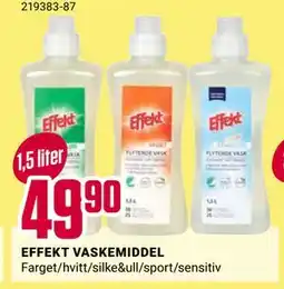 Europris EFFEKT VASKEMIDDEL tilbud