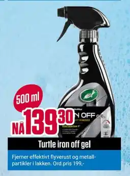Europris Turtle iron off gel tilbud