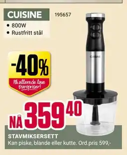 Europris STAVMIKSERSETT tilbud